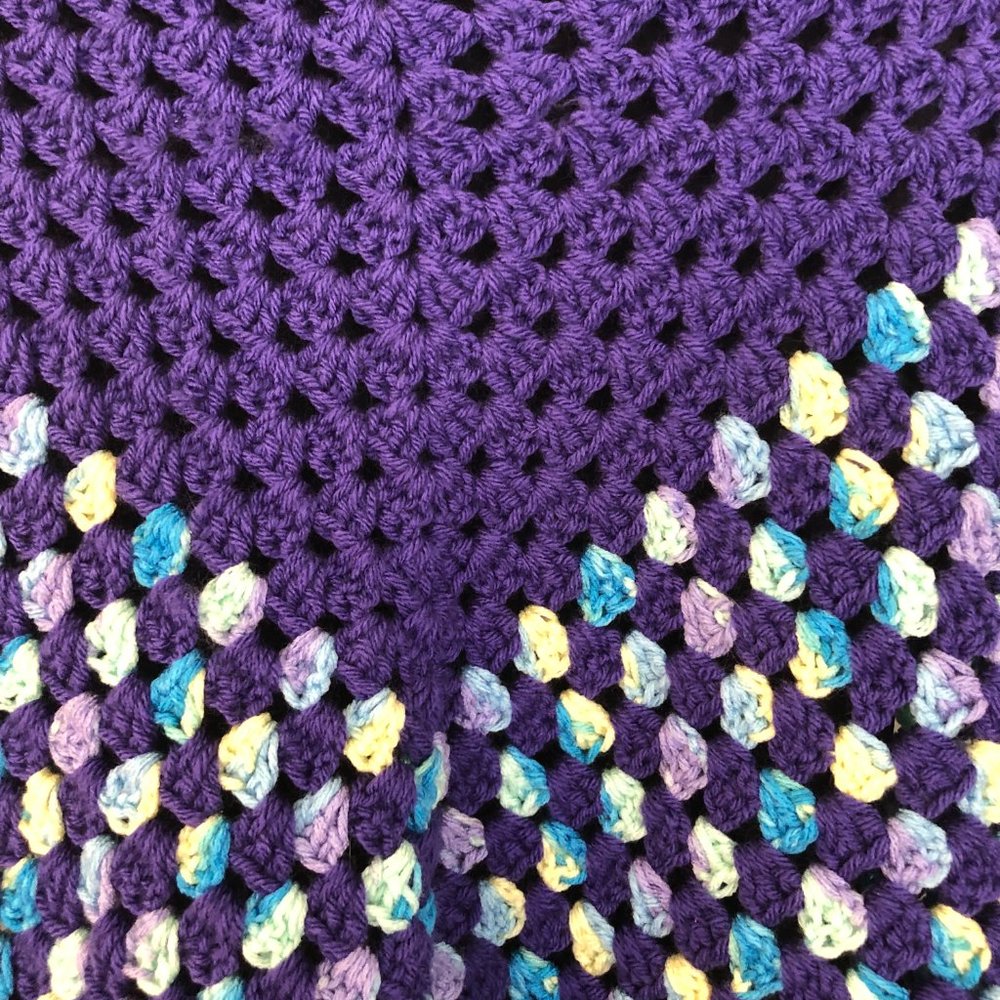 ๐ SOLD! NWT! HANDMADE Crocheted Women's Shawl Wrap Gift with Heartfelt Blessing - Picture 5 of 14